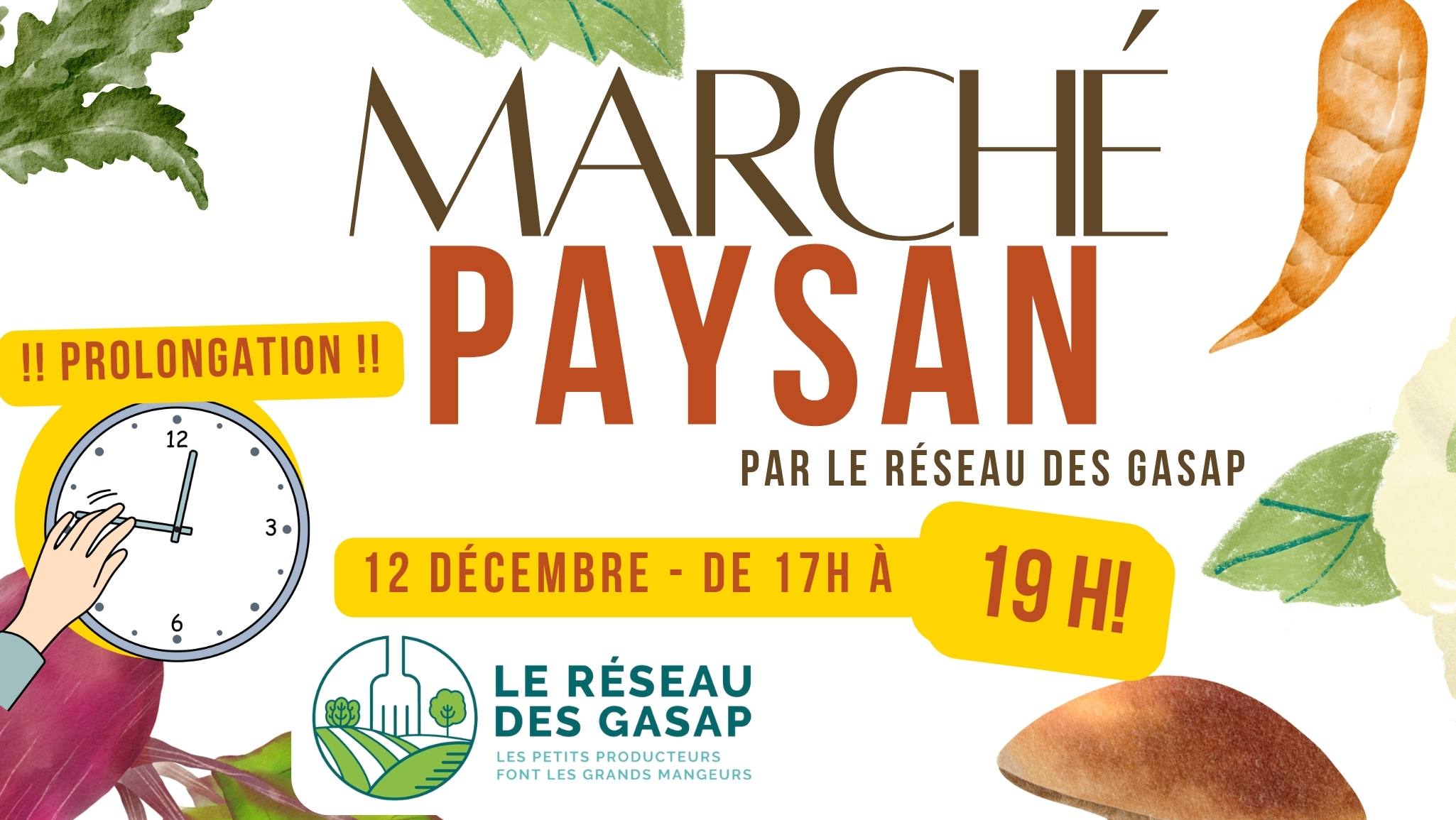 Marché paysan (Gasap on Tour) de Noël!